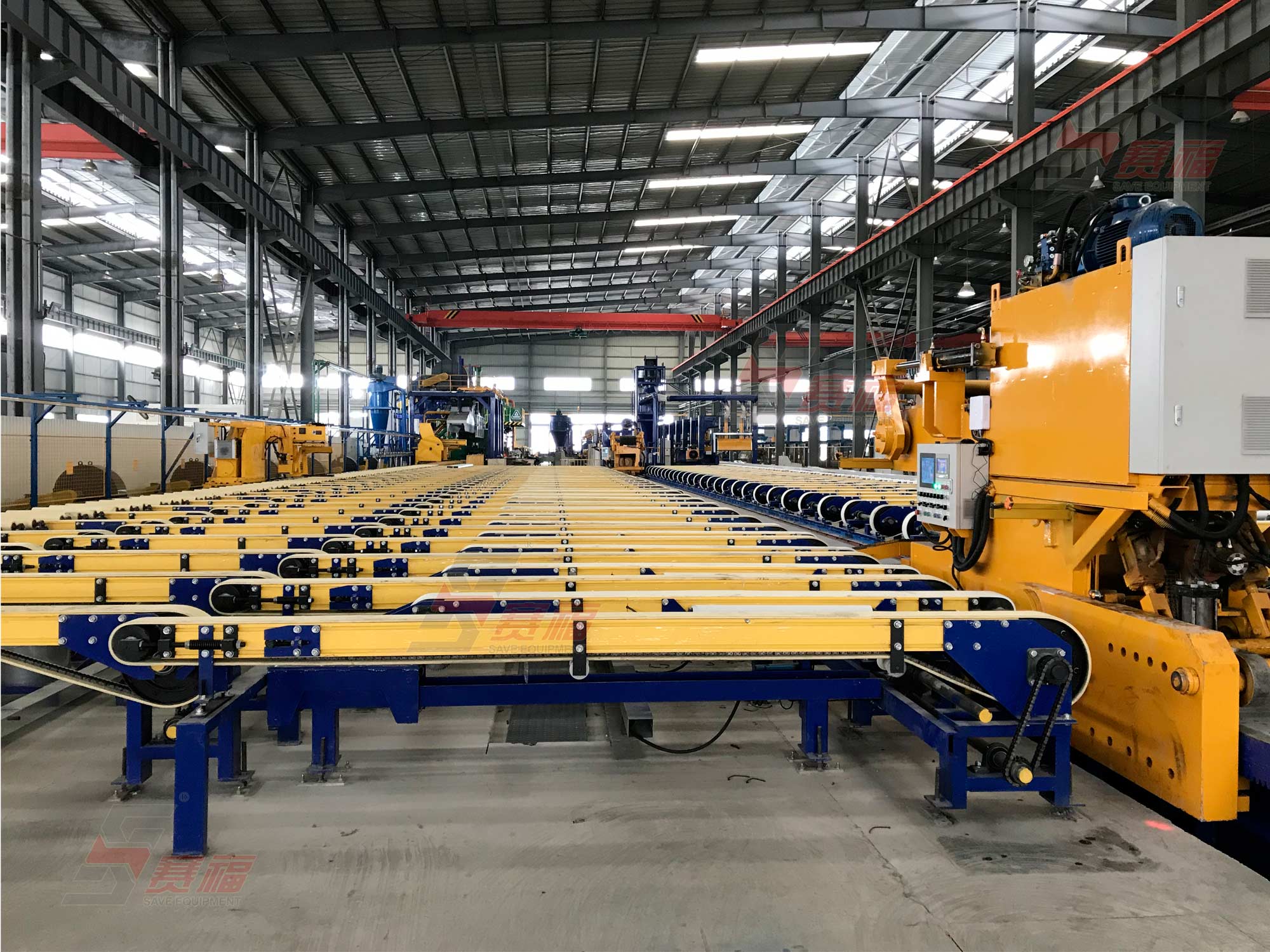 四川广汉三星新材料科技5500吨铝挤压后部生产线顺利安装完成！