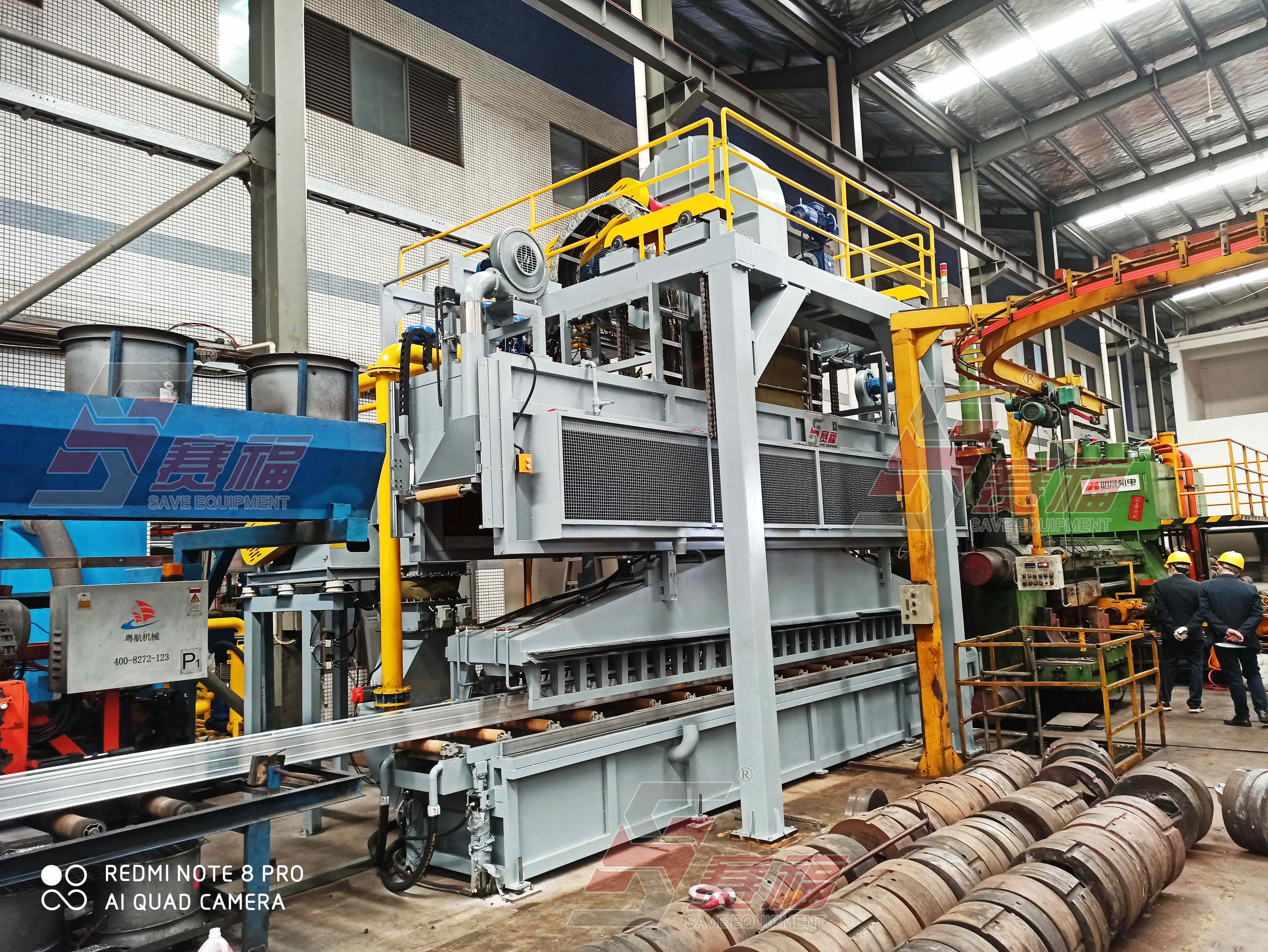 Congratulations for the installation and commissioning of quenching equipment for 1800-ton extrusion line in Thailand Al